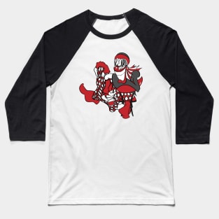 Chilling Clown Baseball T-Shirt